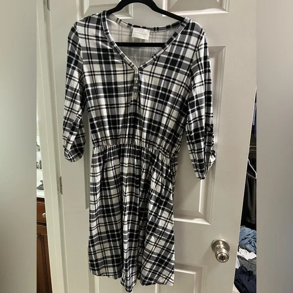 French Grey | Dresses | French Gray Knit Dress | Poshmark